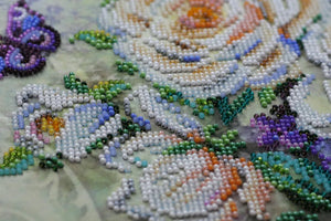 Bead Embroidery Kit Main Bead Embroidery Kit Flowers for your beloved