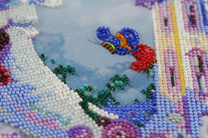 Bead Embroidery Kit Main Bead Embroidery Kit Face of the moon