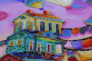 Bead Embroidery Kit Main Bead Embroidery Kit Under the colored skies