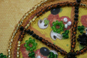 Magnets Bead Embroidery Kit Magnets Bead embroidery kit Pizza