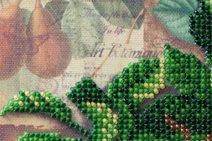 Bead Embroidery Kit Mini Bead embroidery kit Cherry twig