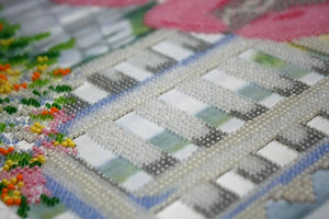 Bead Embroidery Kit Date on the porch