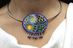 Brooch Embroidery Kit Decoration Bird