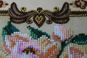 Bead Embroidery Kit Main Bead Embroidery Kit Ballad about flowers
