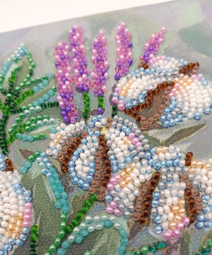 Bead Embroidery Kit Mid-sized bead embroidery kit Gentle dream