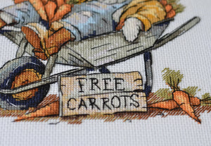 Cross Stitch Kit Cross-stitch kits Free carrots
