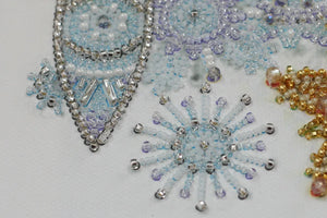 Bead Embroidery Kit Main Bead Embroidery Kit One second "before"