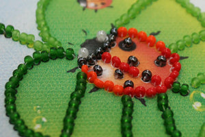 Magnets Bead Embroidery Kit Ladybird