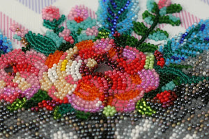 Bead Embroidery Kit Main Bead Embroidery Kit Raccoon wanted