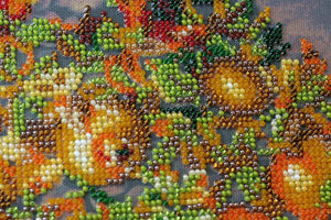 Bead Embroidery Kit Main Bead Embroidery Kit Pomegranate tree