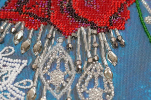 Bead Embroidery Kit Main Bead Embroidery Kit Night flowers