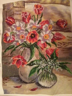 Bead Embroidery Kit Main Bead Embroidery Kit Breath of Spring
