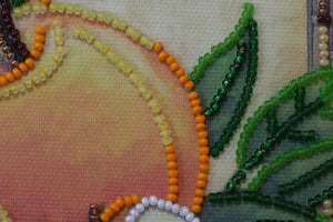 Bead Embroidery Kit Mini Bead embroidery kit Sunny peaches