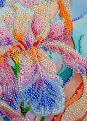 Bead Embroidery Kit Main Bead Embroidery Kit Floral inspiration