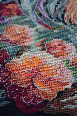 Cross Stitch Kit Cross-stitch kits The Rooster in the Yard