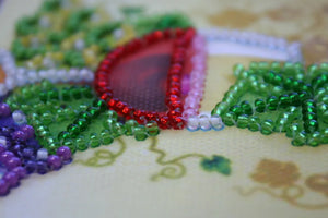 Magnets Bead Embroidery Kit Magnets Bead embroidery kit Glass of wine