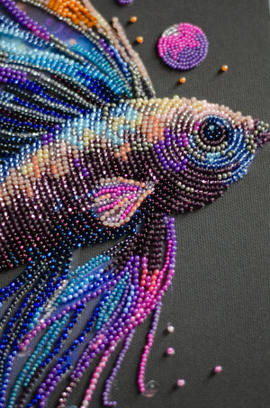 Bead Embroidery Kit Main Bead Embroidery Kit Waves of Color