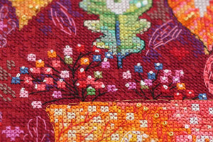 Cross Stitch Kit Cross-stitch kits Colorful autumn