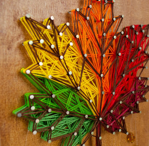 String Art Kit Creative Kit/String Art Leaf