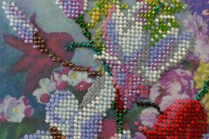 Bead Embroidery Kit Main Bead Embroidery Kit Purple twilight