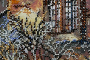 Bead Embroidery Kit Main Bead Embroidery Kit December snowing