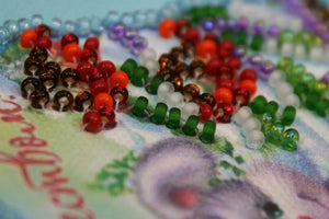 Magnets Bead Embroidery Kit Merry Christmas - 1