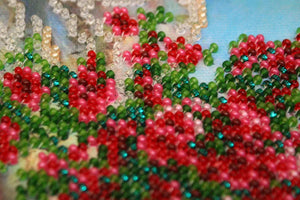 Bead Embroidery Kit Mini Bead embroidery kit Sea outside the window