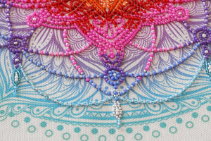 Bead Embroidery Kit Main Bead Embroidery Kit Flower of the East