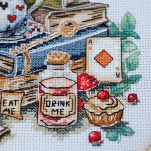 Cross Stitch Kit Cross-stitch kits The mad tea party