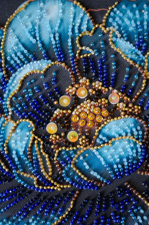 Bead Embroidery Kit Mid-sized bead embroidery kit Royal Bloom