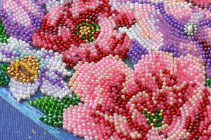Bead Embroidery Kit Main Bead Embroidery Kit Magic flowers