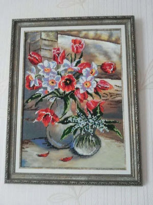 Bead Embroidery Kit Main Bead Embroidery Kit Breath of Spring