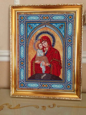 Bead Embroidery Kit Main Bead Embroidery Kit Our Lady Pochaev