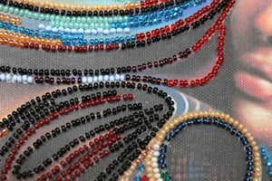 Bead Embroidery Kit Main Bead Embroidery Kit Colors of Africa