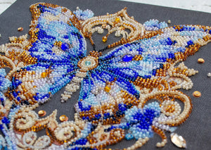 Bead Embroidery Kit Main Bead Embroidery Kit Luxurious sapphire