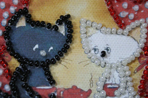 Magnets Bead Embroidery Kit Magnets Bead embroidery kit Catty tea time