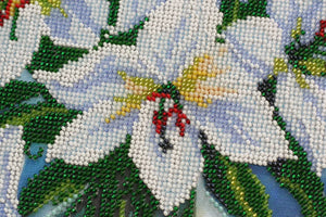 Bead Embroidery Kit Main Bead Embroidery Kit Madonna lilies