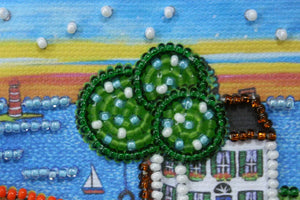 Magnets Bead Embroidery Kit Magnets Bead embroidery kit Hello, sea