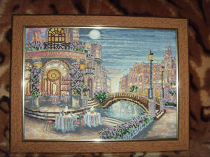 Bead Embroidery Kit Main Bead Embroidery Kit Evening in Seville