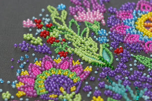 Bead Embroidery Kit Main Bead Embroidery Kit Cup of happiness