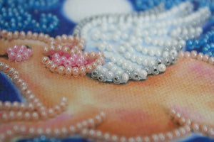Bead Embroidery Kit Mini Bead embroidery kit Flying pig