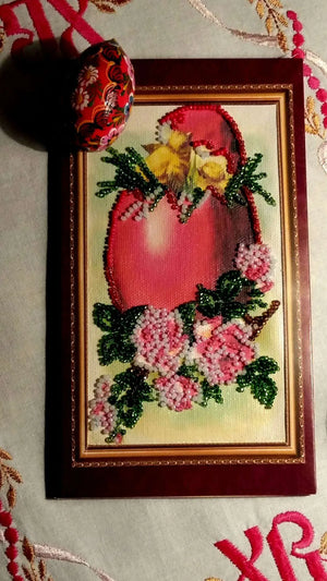Postcards Bead Embroidery Kit Postcard Bead embroidery kit Easter – 5