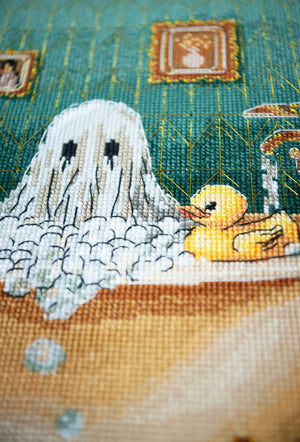 Cross Stitch Kit Cross-stitch kits Domestic ghost (Halloween Scenes)