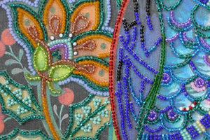 Bead Embroidery Kit Main Bead Embroidery Kit Smart eagle owl