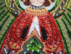Bead Embroidery Kit Mid-sized bead embroidery kit Guardian of the Christmas Miracle