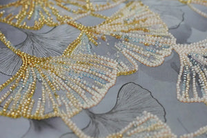 Bead Embroidery Kit Main Bead Embroidery Kit Ginkgo biloba