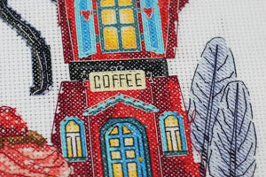 Cross Stitch Kit Cross-stitch kits Coffee house