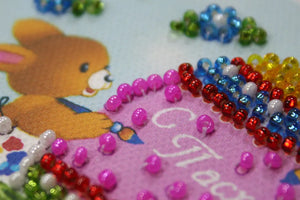 Magnets Bead Embroidery Kit Magnets Bead embroidery kit Easter still-life – 6