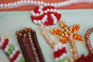 Bead Embroidery Kit Mini Bead embroidery kit Holiday sweets