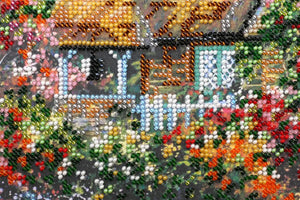 Bead Embroidery Kit Main Bead Embroidery Kit Home Sweet Home